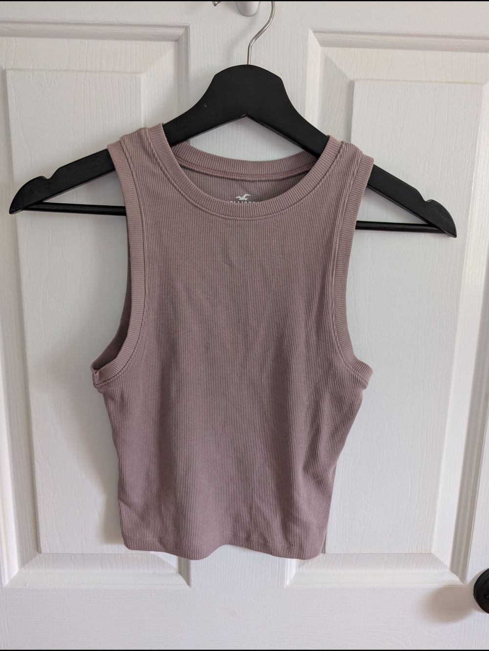Hollister Women's Mauve Ribbed Tank Top XS - Picture 1 of 8